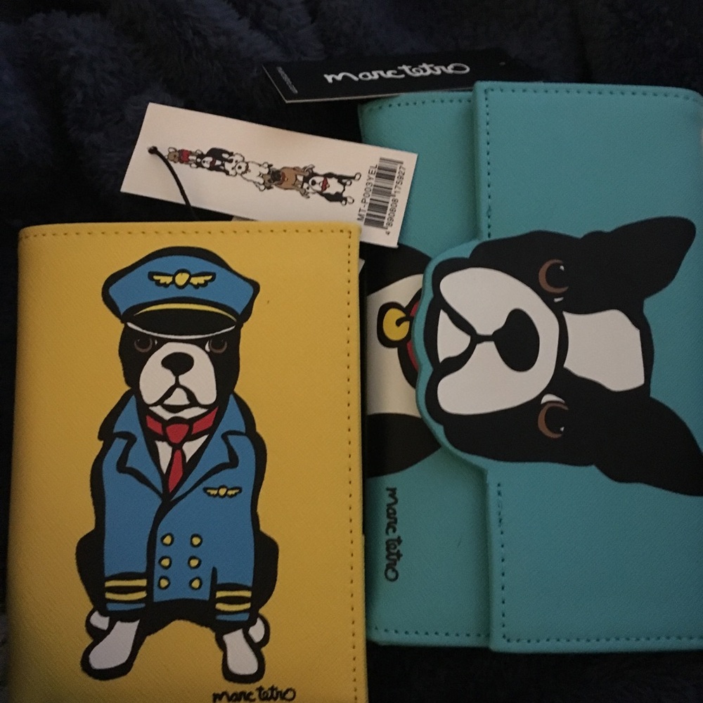 Boston Terrier Passport Holder and Wallet